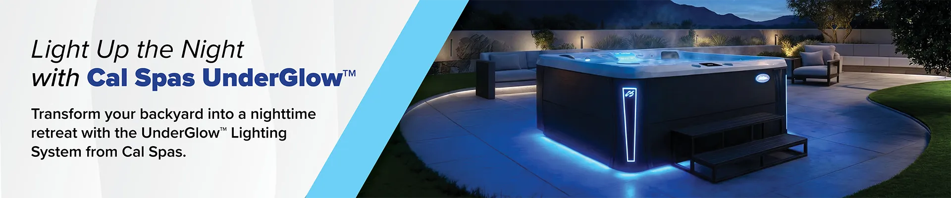 Calspas hot tub being used in a family setting - Atlanta